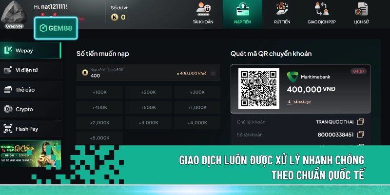 Câu Hỏi Thường Gặp - Giải Đáp Thắc Mắc Từ A-Z Tại Gem88 3 Giao dịch luôn được xử lý nhanh chóng theo chuẩn quốc tế