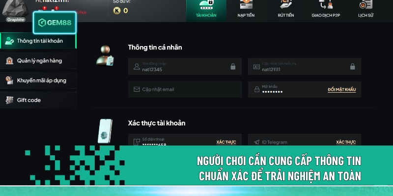 Câu Hỏi Thường Gặp - Giải Đáp Thắc Mắc Từ A-Z Tại Gem88 2 Người chơi cần cung cấp thông tin chuẩn xác để trải nghiệm an toàn